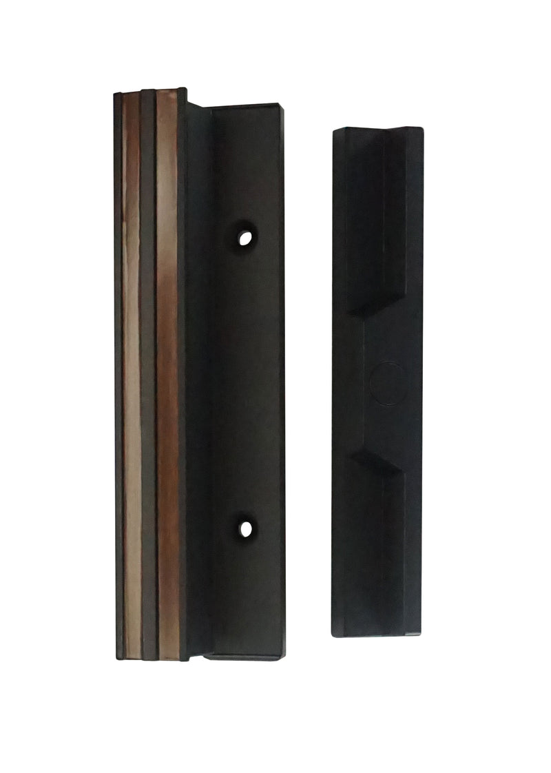 WRS Patio Door Handle Set without Key Cylinder  -  Black
