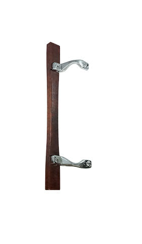 WRS Patio Door Handle with Brackets - Wood Finish