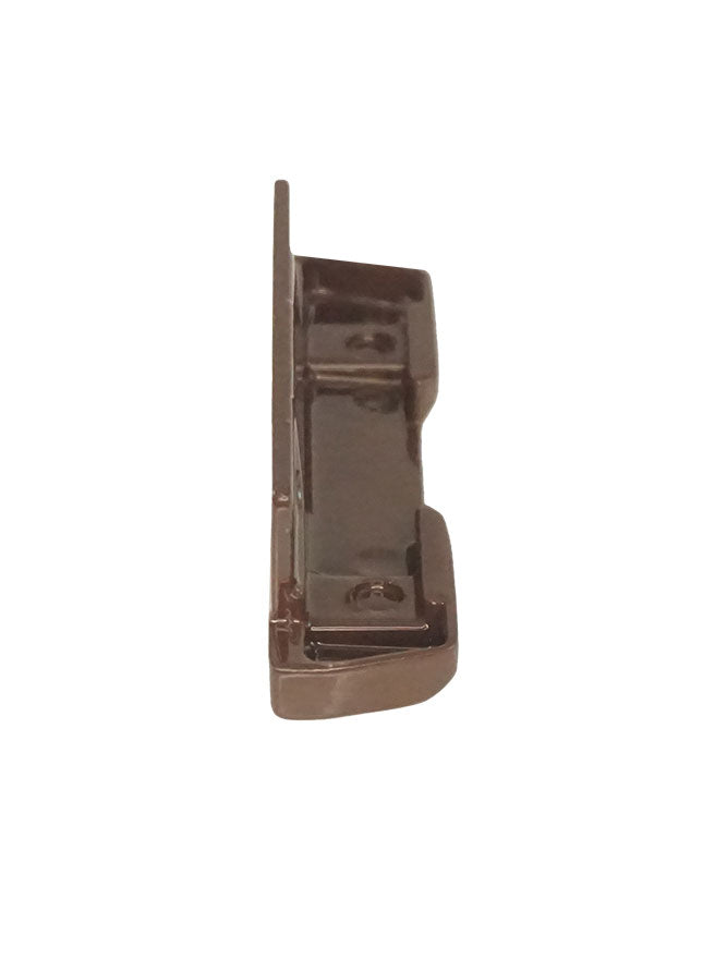 WRS 3-5/16" Sliding Glass Door Strike - Brown