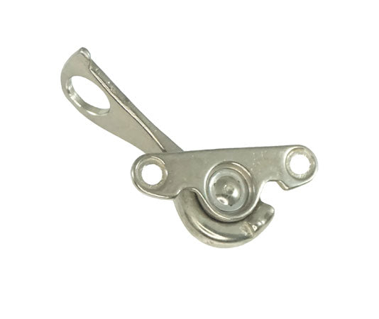 WRS 2-1/8" Sweep Lock with Pole Ring - White Bronze