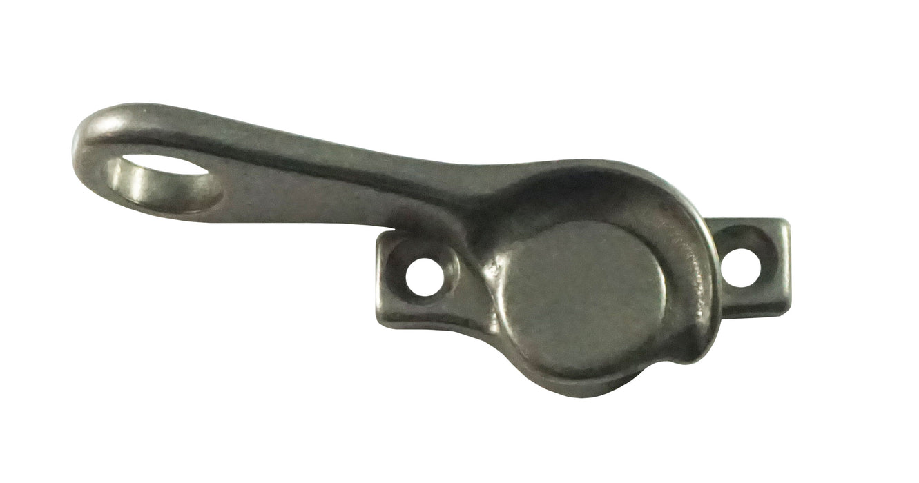 WRS Left Hand Pole Operated Sweep Lock - White Bronze