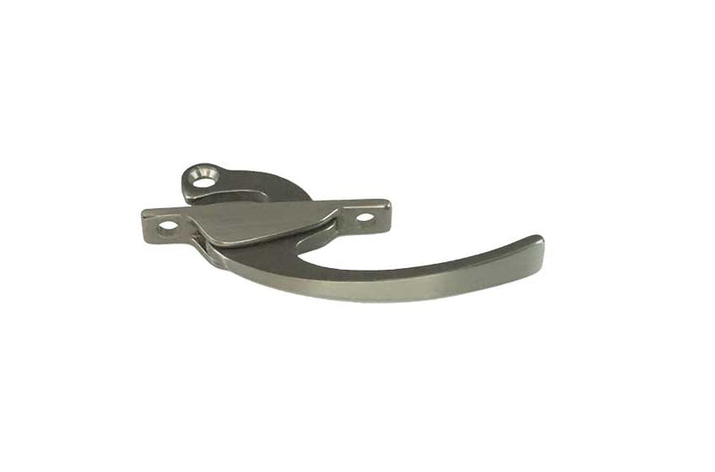 WRS 2 Point Lower Casement Locking Handle - White Bronze