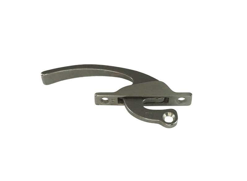 WRS 2 Point Lower Casement Locking Handle - White Bronze