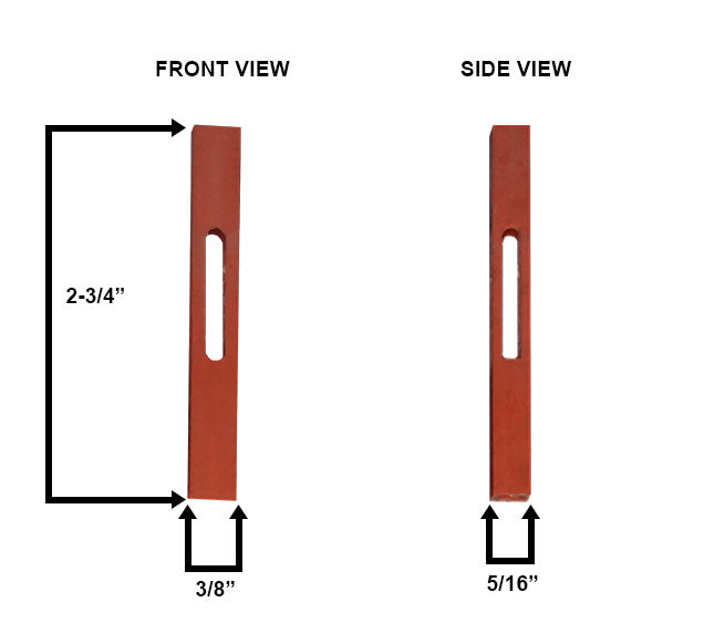 WRS 2-3/4" Standard Guide - Red