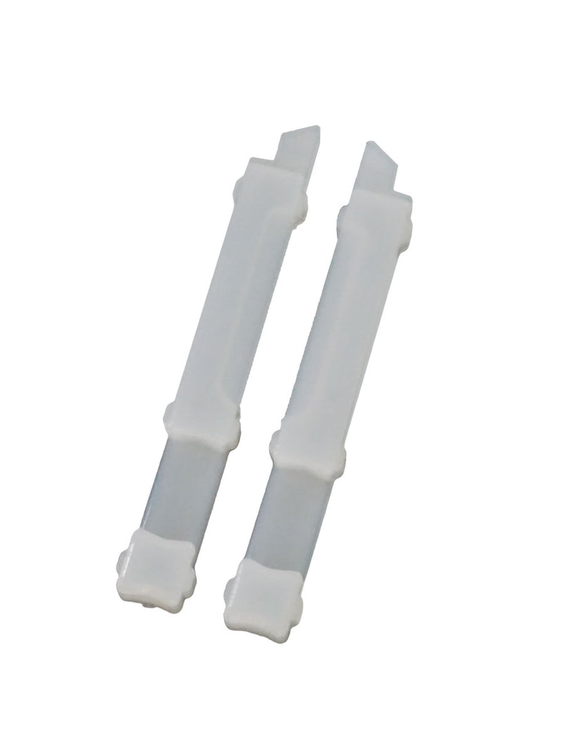 WRS 4" Storm Window Slide Bolt Set - White Nylon