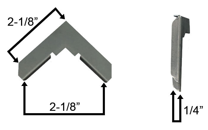 Window Frame Corner Key WRS 2-1/8