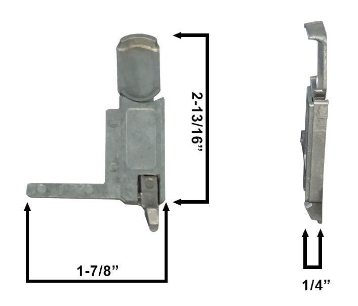 WRS Die-Cast Slide Bolt Set - 2-13/16"