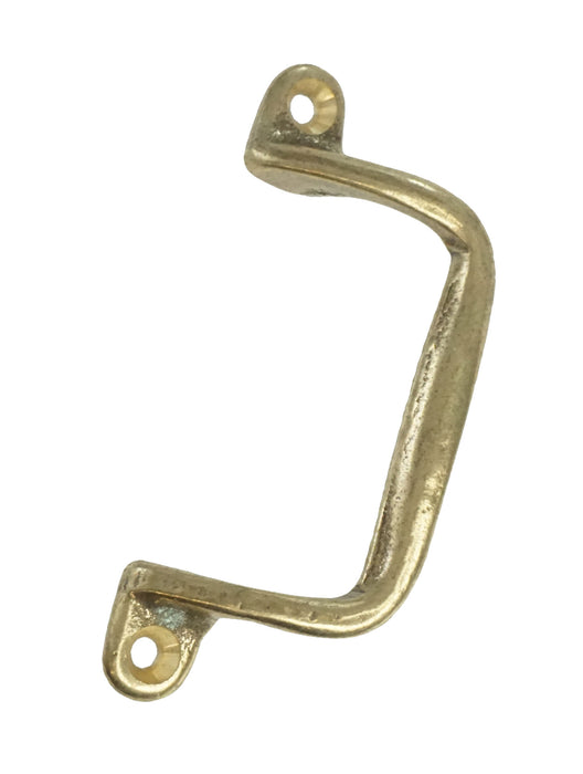 WRS 4-3/16" Sash Pull Handle - Yellow Brass