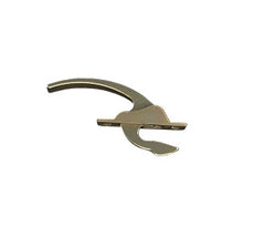 WRS 2-1/2" Single Point Casement Locking Handle - White Bronze