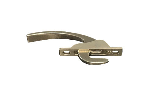 WRS 7/16" Single Point Casement Locking Handle - White Bronze