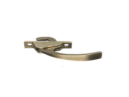 WRS 7/16" Single Point Casement Locking Handle - White Bronze