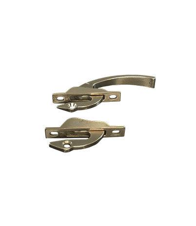 WRS 7/16" 2 Point Casement Locking Handle - White Bronze