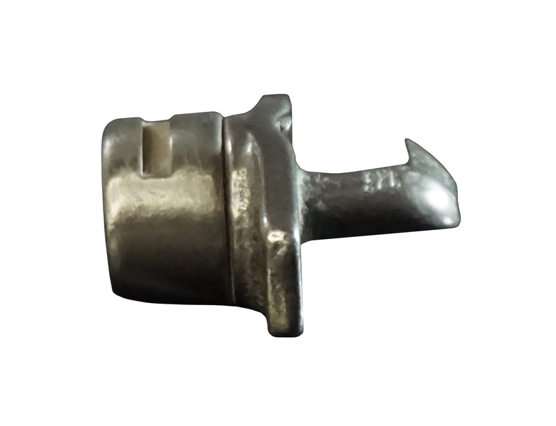 WRS White Bronze Concealed Cam Handle/Custodial Lock - 7/16"