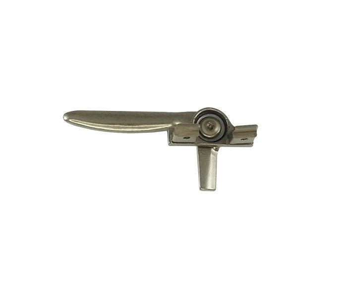 WRS 1-7/16" Left or Right Hand Angle Base Cam Handle - White Bronze