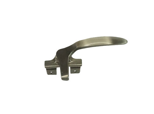 WRS 1-7/16" Left or Right Hand Angle Base Cam Handle - White Bronze
