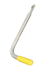 WRS 5-3/4" Steel Plated Key with Bumper - Yellow