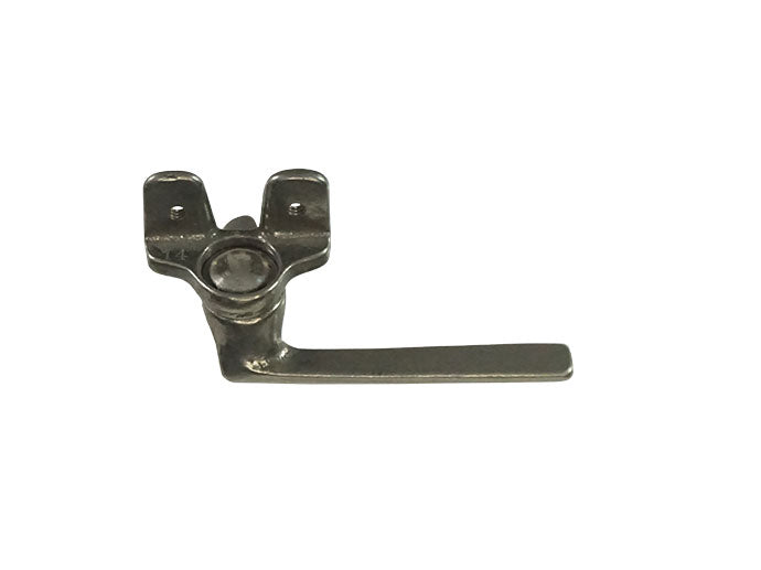 WRS 1-1/4" Right Hand Angle Base Project-Out Cam Handle - White Bronze
