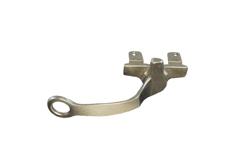 WRS 1-5/8" Right Hand Angle Base Cam Handle with Pole Hole - White Bronze