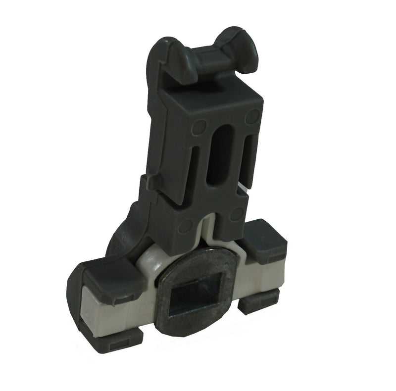 WRS 1-1/4" Series 747 Inverted Drop-in T-Lock Shoe - White Puck, Open Cam