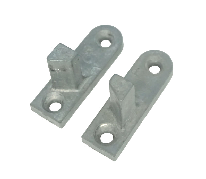 WRS Magnum Jamb Liner Left & Right Hand Pivot Bar Set - Die-Cast, 2"