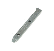 05-265D Main Image of WRS 2-1/2" Zinc 2 Hole L Shaped Pivot Bar 