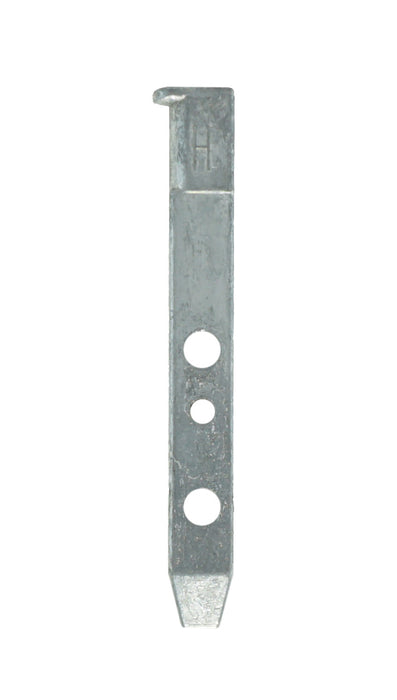 05-265H Side Image of WRS 2-1/2" Zinc 3 hole L shaped Pivot Bar