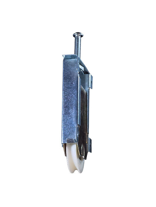WRS 5-3/16" Bottom Closet Door Roller - Aluminum Housing, Nylon Roller Wheel