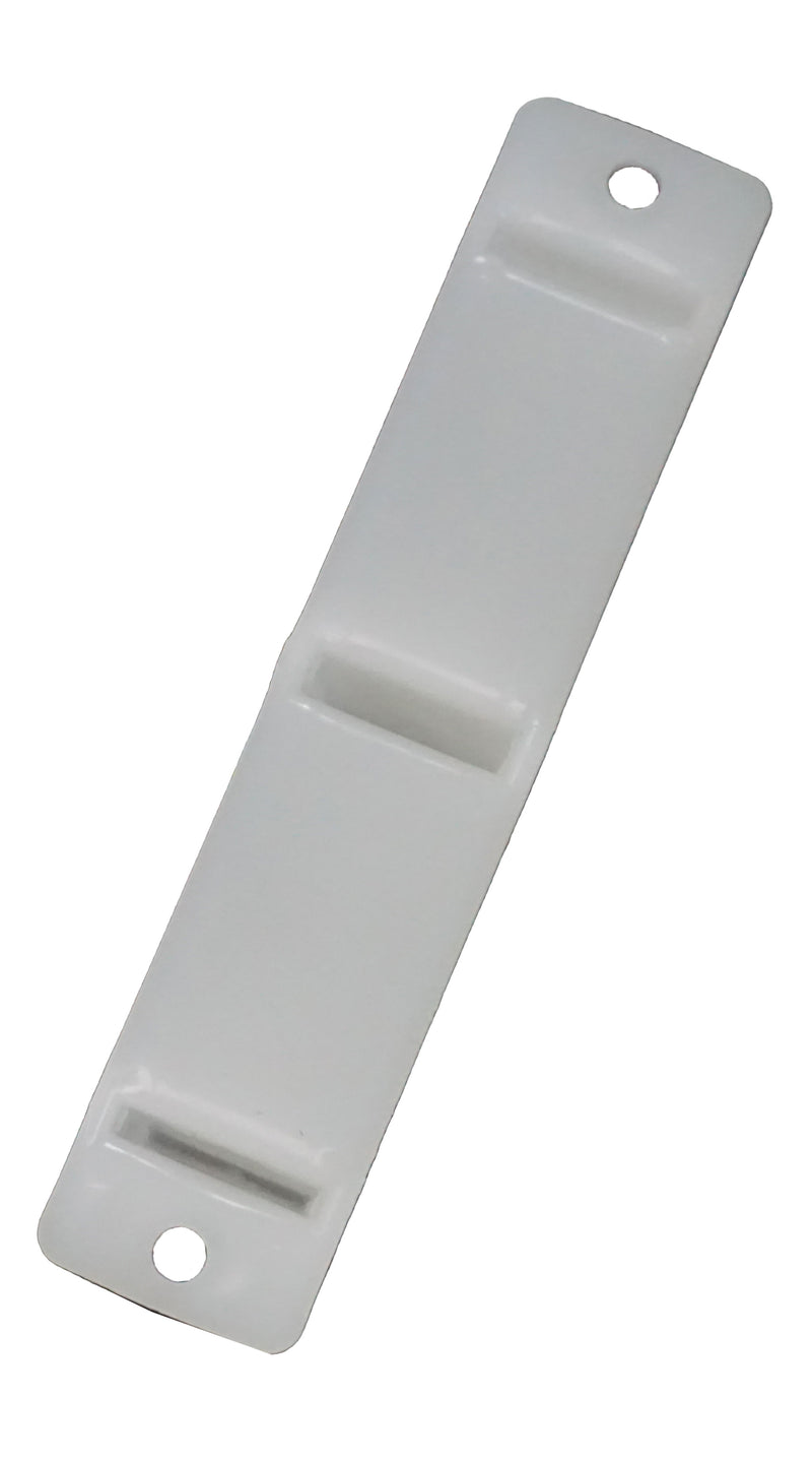 WRS 4-1/2" Closet Floor Guide - White Nylon