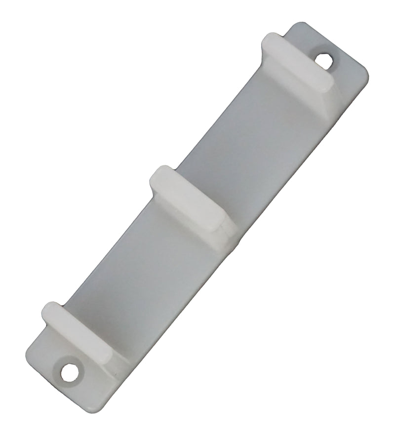 WRS 4-1/2" Closet Floor Guide - White Nylon