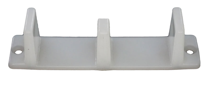 WRS 4-1/2" Closet Floor Guide - White Nylon