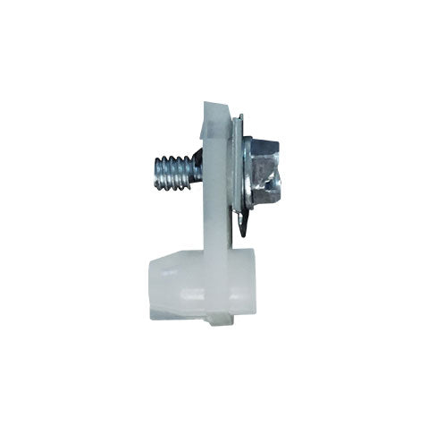 WRS 1-3/8" Bifold Door Pivot Bracket - White Nylon