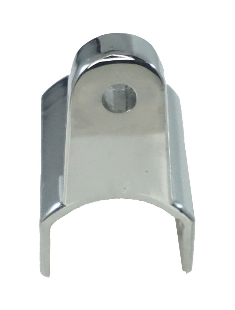 WRS 2-1/2" Bottom Hinge for Steel Pilasters - Chrome