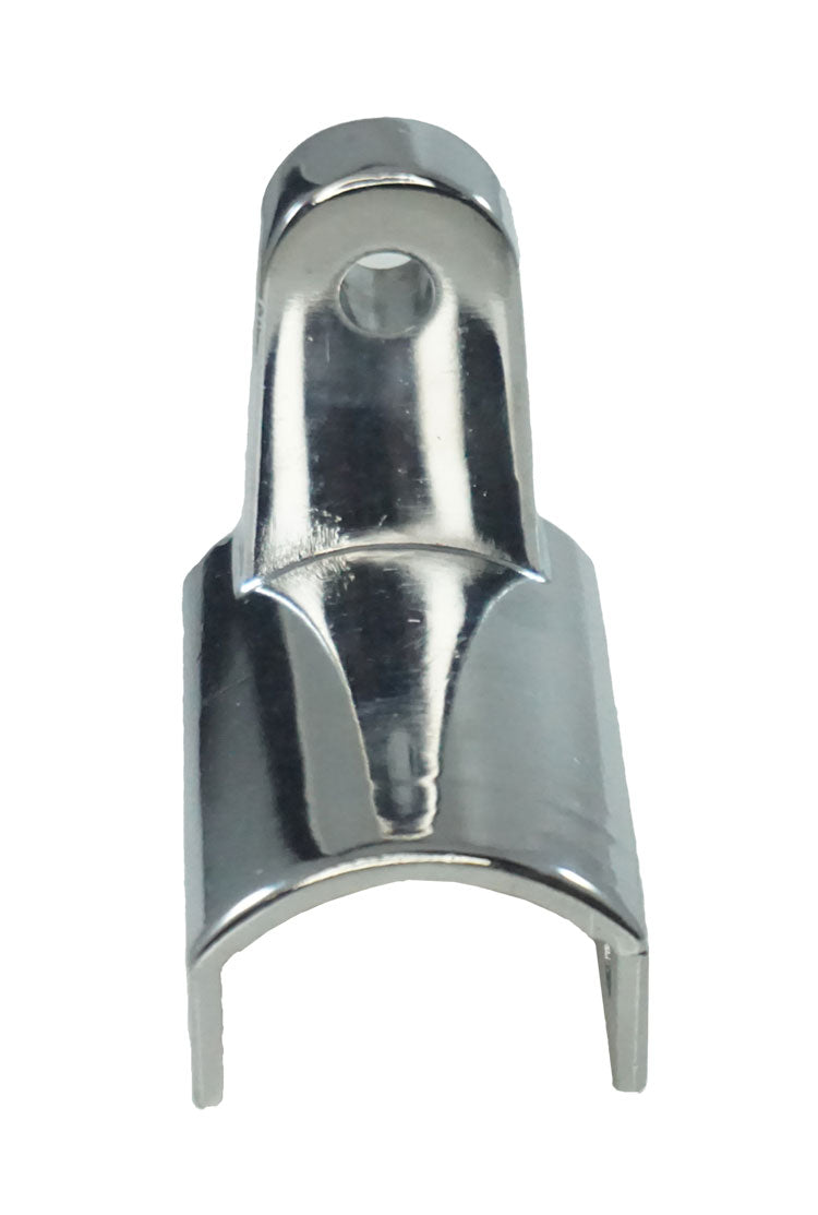 WRS 2-1/2" Bottom Hinge for Steel Pilasters - Chrome