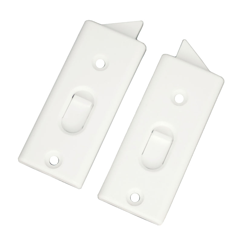 3-3/16" Tilt Latch Set - White
