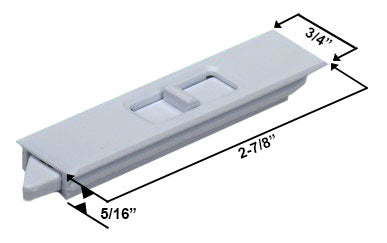 WRS 2-7/8" Left or Right Hand Tilt Latch - Beige