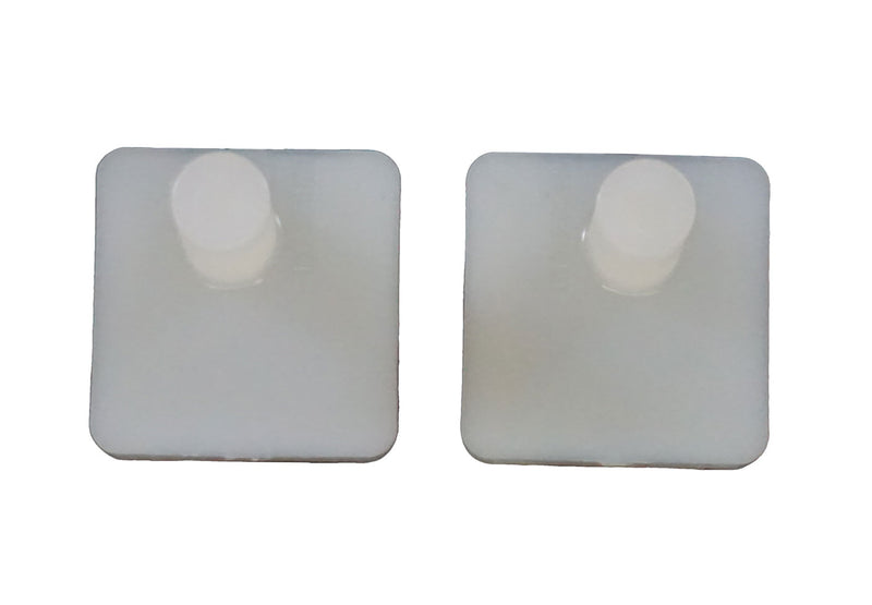 WRS Left & Right Hand Pressure Shoe Set with Pins  -  White
