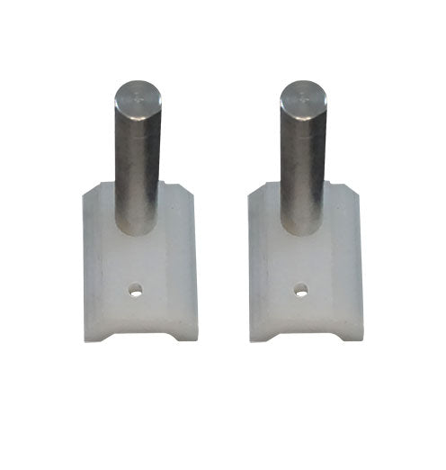 WRS 1-3/8" Left & Right Hand Pressure Shoe Set  -  White