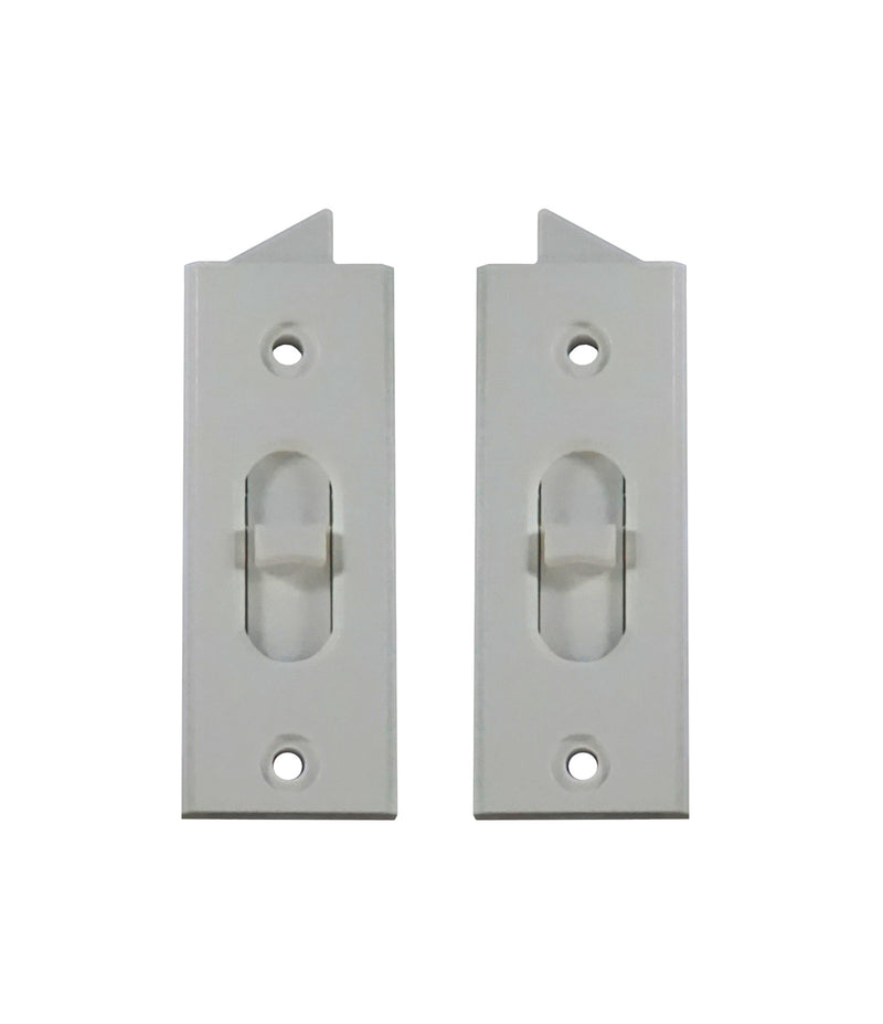 WRS 2-7/8" Dual Spring Left & Right Hand Tilt Latch Set - White