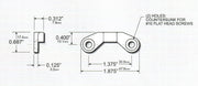 079-104 WRS White Bronze Project Out Window Keeper 079-104 Diagram