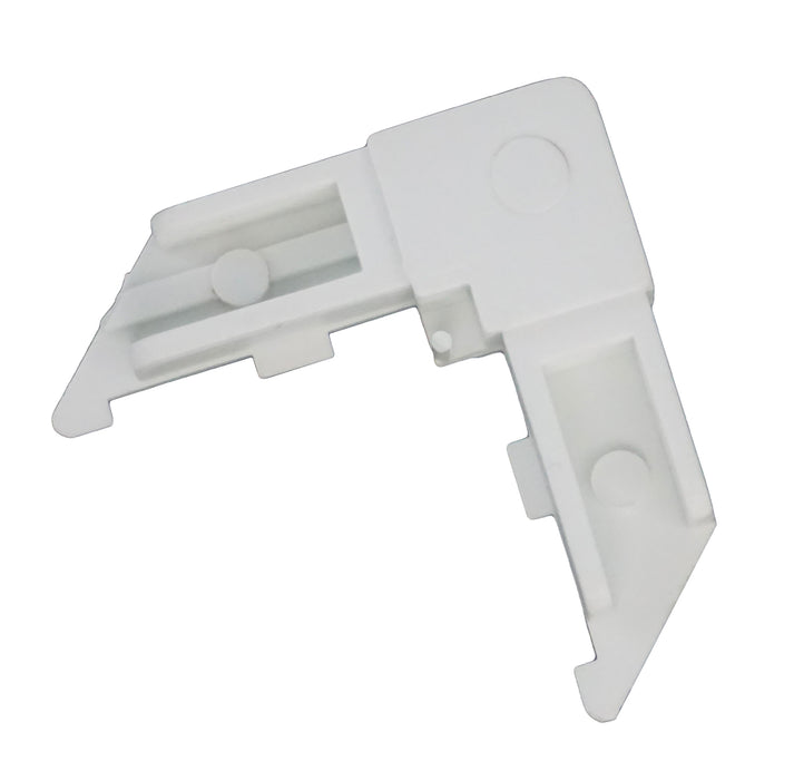 Window Frame Corner Key Outside Plastic Straight Cut Screen Corner Key - White, 3/8