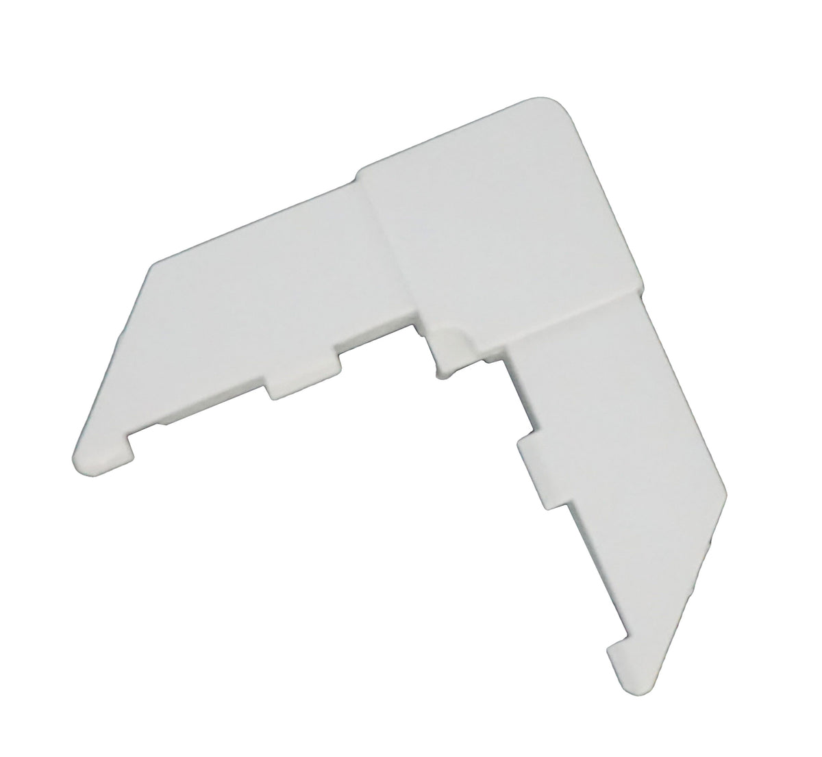 Window Frame Corner Key Outside Plastic Straight Cut Screen Corner Key - White, 3/8