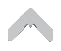 WRS 7/16" White Plastic Straight Cut Screen Corner Key - Single or 25 Pack