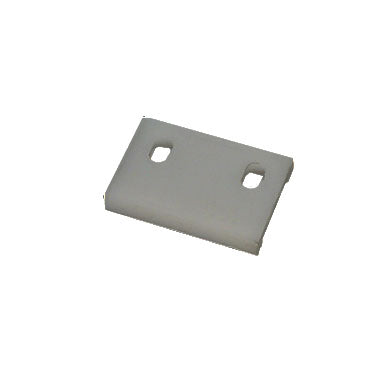 WRS 1-1/2" White Nylon Pressure Shoe - Without Pin