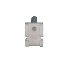 WRS Non-Handed White Nylon Pressure Shoe - 1-5/16" Metal Pin