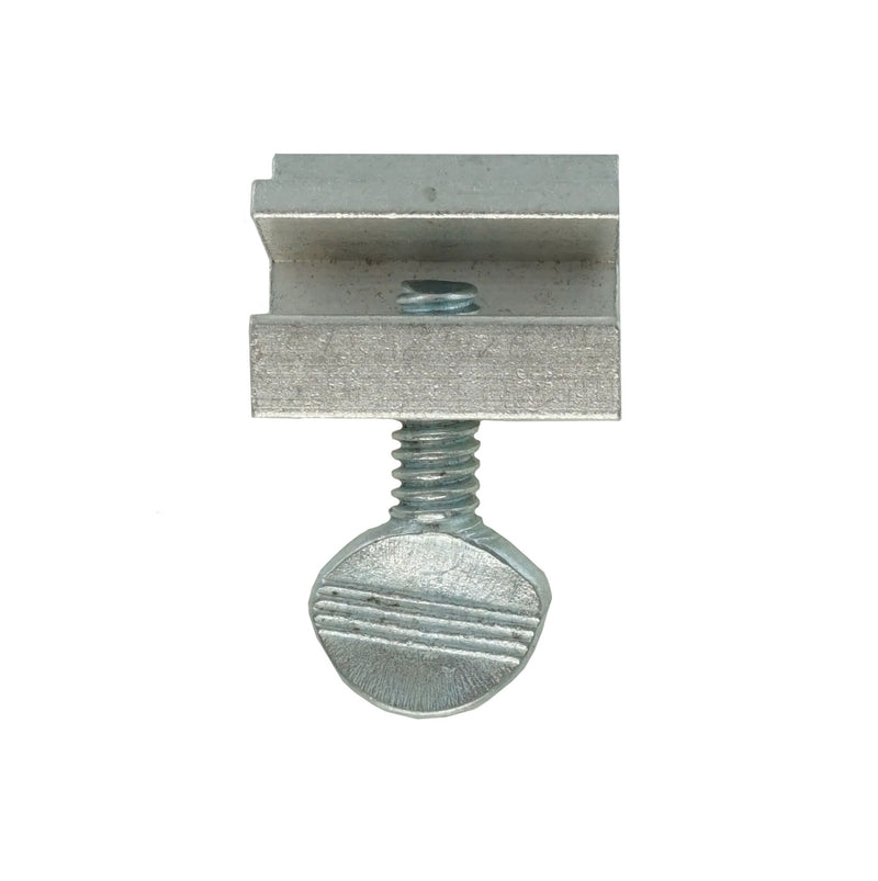 WRS Aluminum Thumbscrew Sliding Window Track Lock - Mill Finish
