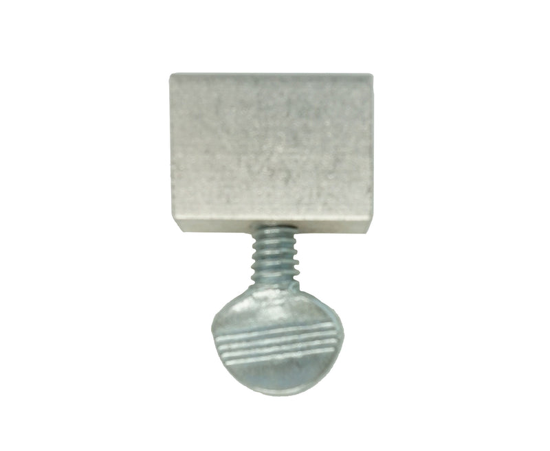 WRS Aluminum Thumbscrew Sliding Window Track Lock - Mill Finish