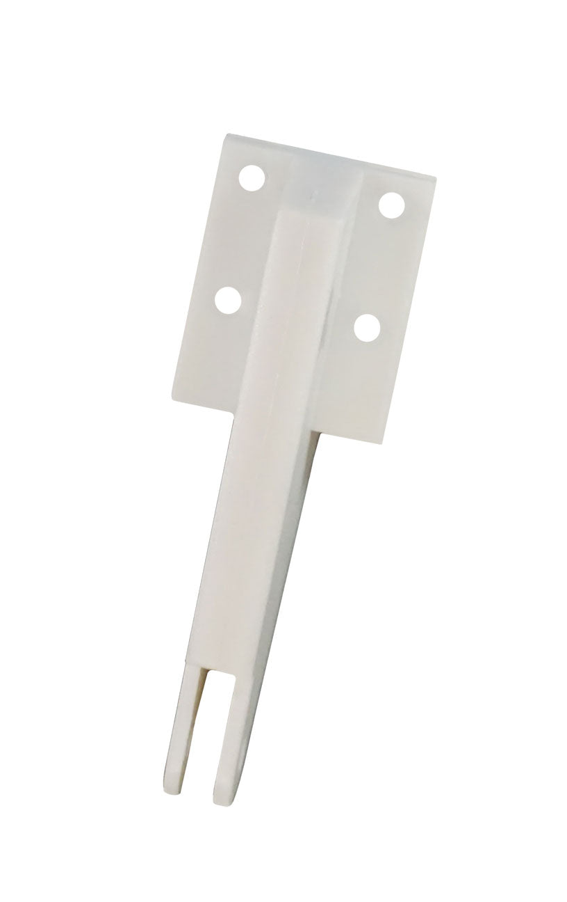 WRS 41/4" Screen Door Jamb Bracket White Window Hardware Direct