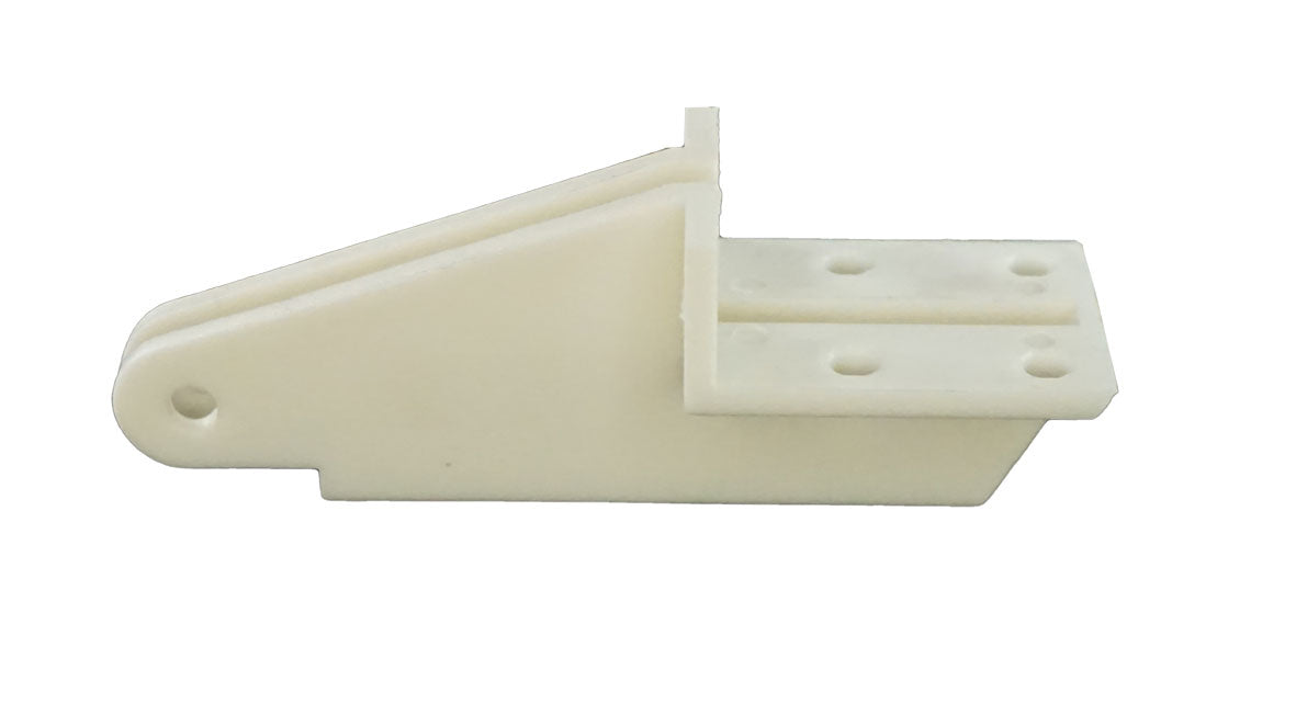 WRS 41/4" Screen Door Jamb Bracket White Window Hardware Direct
