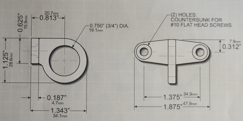 WRS 1-3/8" Pole Ring - White Bronze