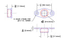 03-88 WRS 1-1/2" Pole Socket - White Bronze Diagram